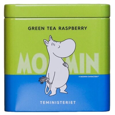Teministeriet Teministeriet Moomin Green Tea Raspberry 100g MM-TIN-04