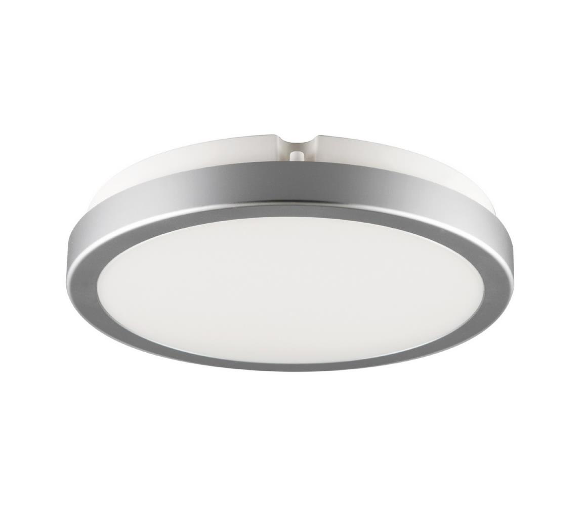Brilagi - LED Plafon łazienkowy PERA 18W/230V śr. 22 cm IP65 srebrny