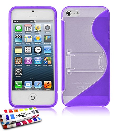 APPLE muzzano etui ochronne do iPhone 5, liliowy