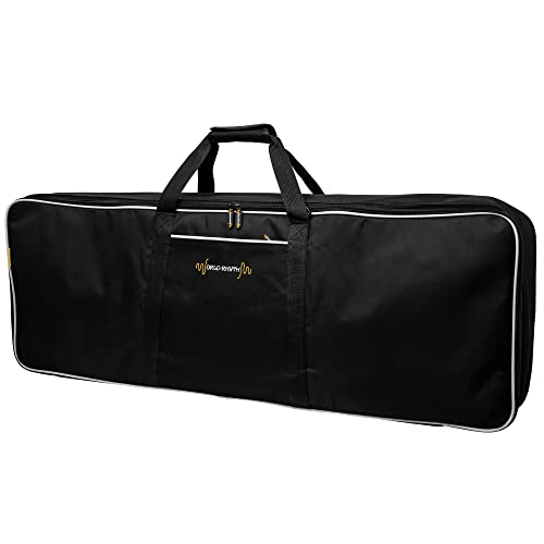 World Rhythm WR-102 torba na klawiaturę z paskiem do noszenia - wyściełana torba na klawiaturę/fortepian cyfrowy, 970 x 430 x 170 mm