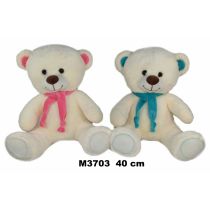 Maskotka Miś 40cm siedzacy w szaliku 164353 Sun-Day