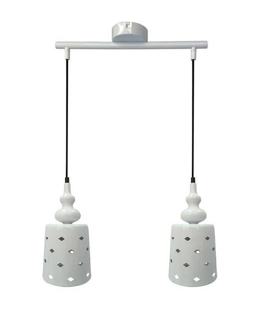 Podwójna lampa wisząca na listwie - V154 S0-R70