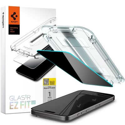 Szkło hartowane SPIGEN Glas.TR EZ Fit Privacy do Apple iPhone 15 Plus