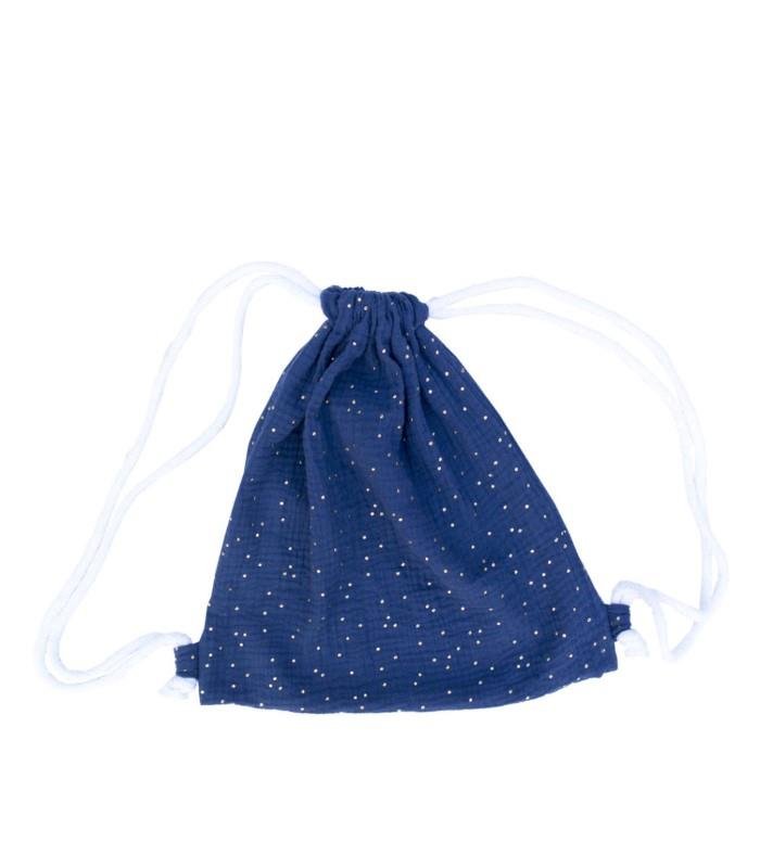 Muzpony - Bawełniany worek/plecak dla przedszkolaka, Blink Blue