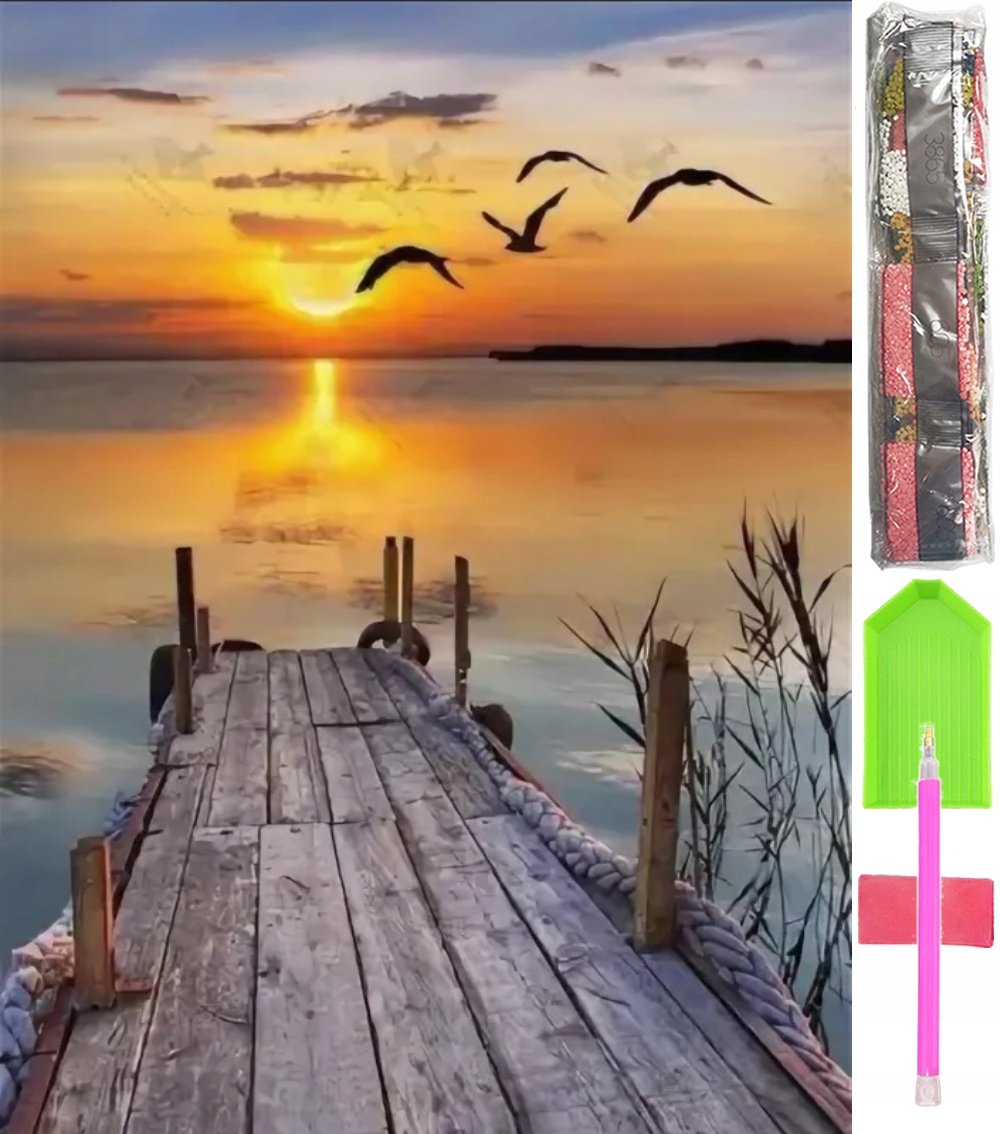 HAFT DIAMENTOWY DUŻY 5D Zestaw Obraz MOZAIKA D50