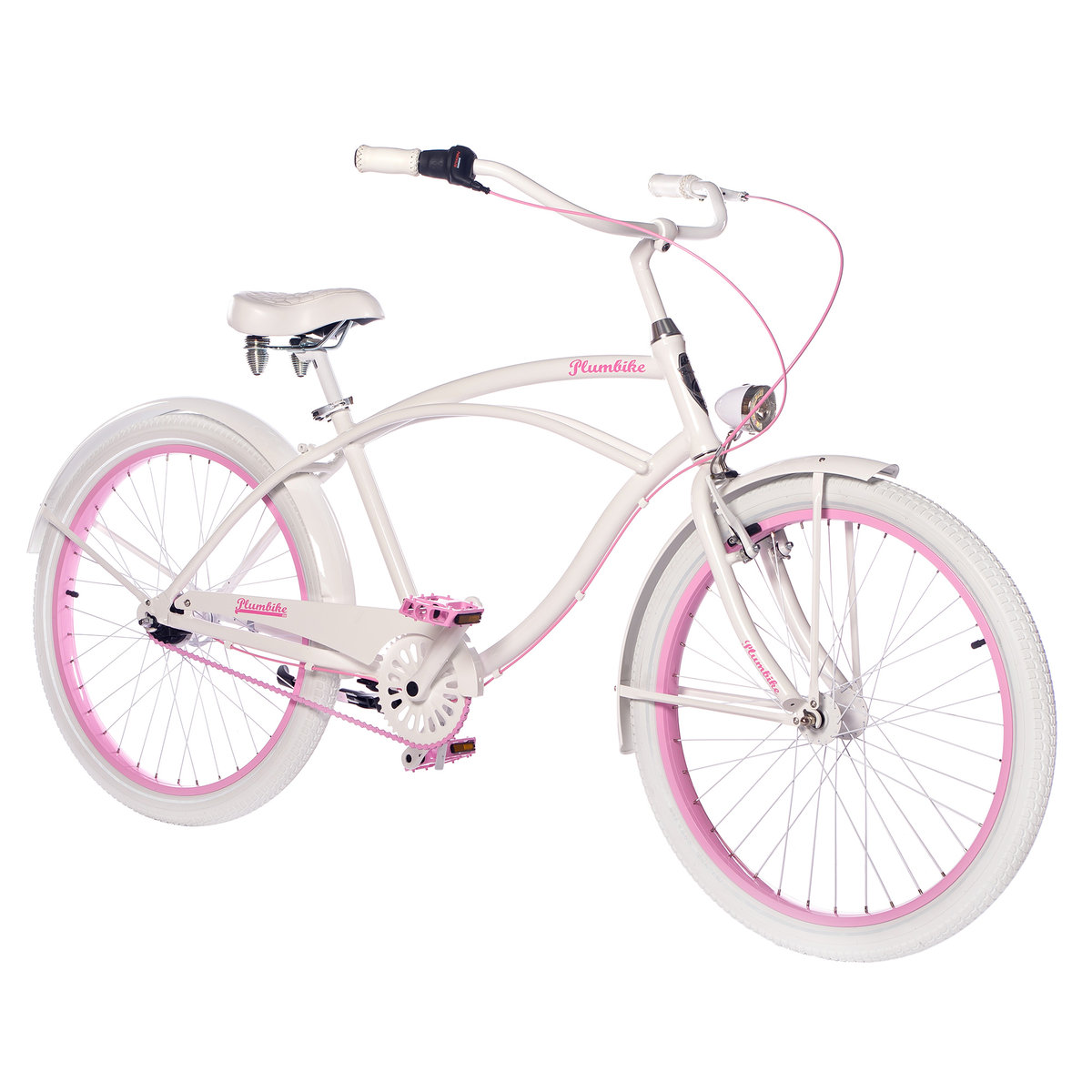 Rower miejski damski Rider Go Girl White 7B rama 19