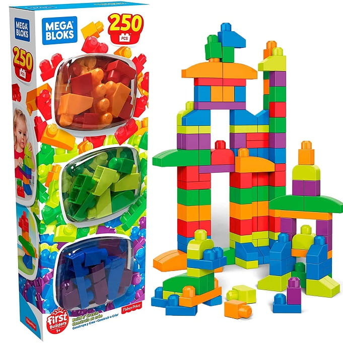 MEGA BLOKS Duże KLOCKI 250 Elementów GFG24