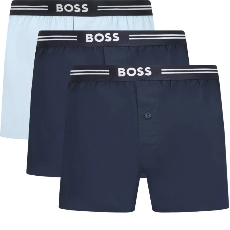 BOSS Bokserki 3-pack 3P Woven Boxer