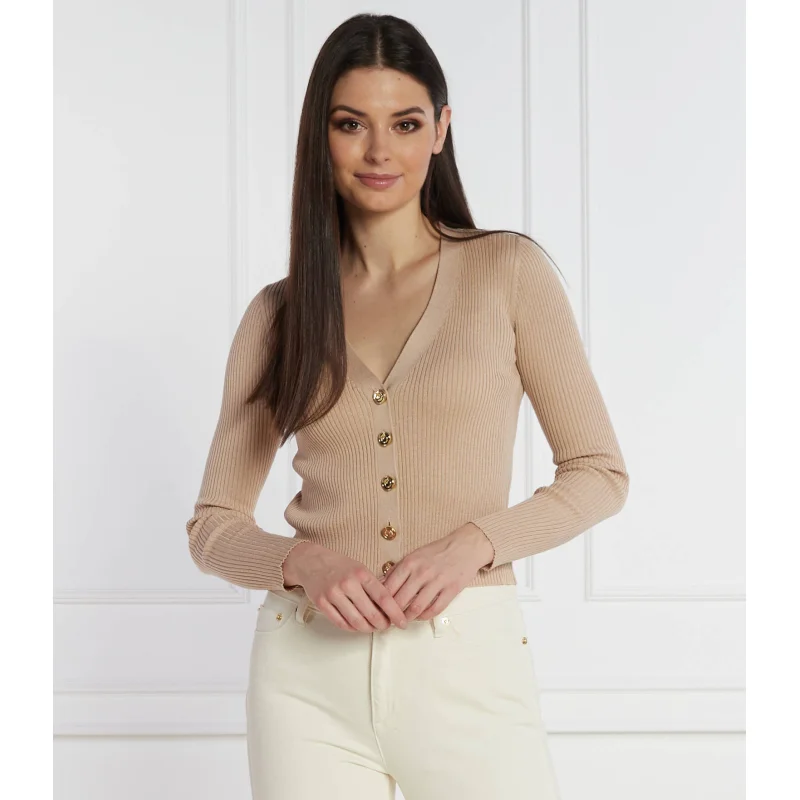 Pinko Jedwabny kardigan | Slim Fit