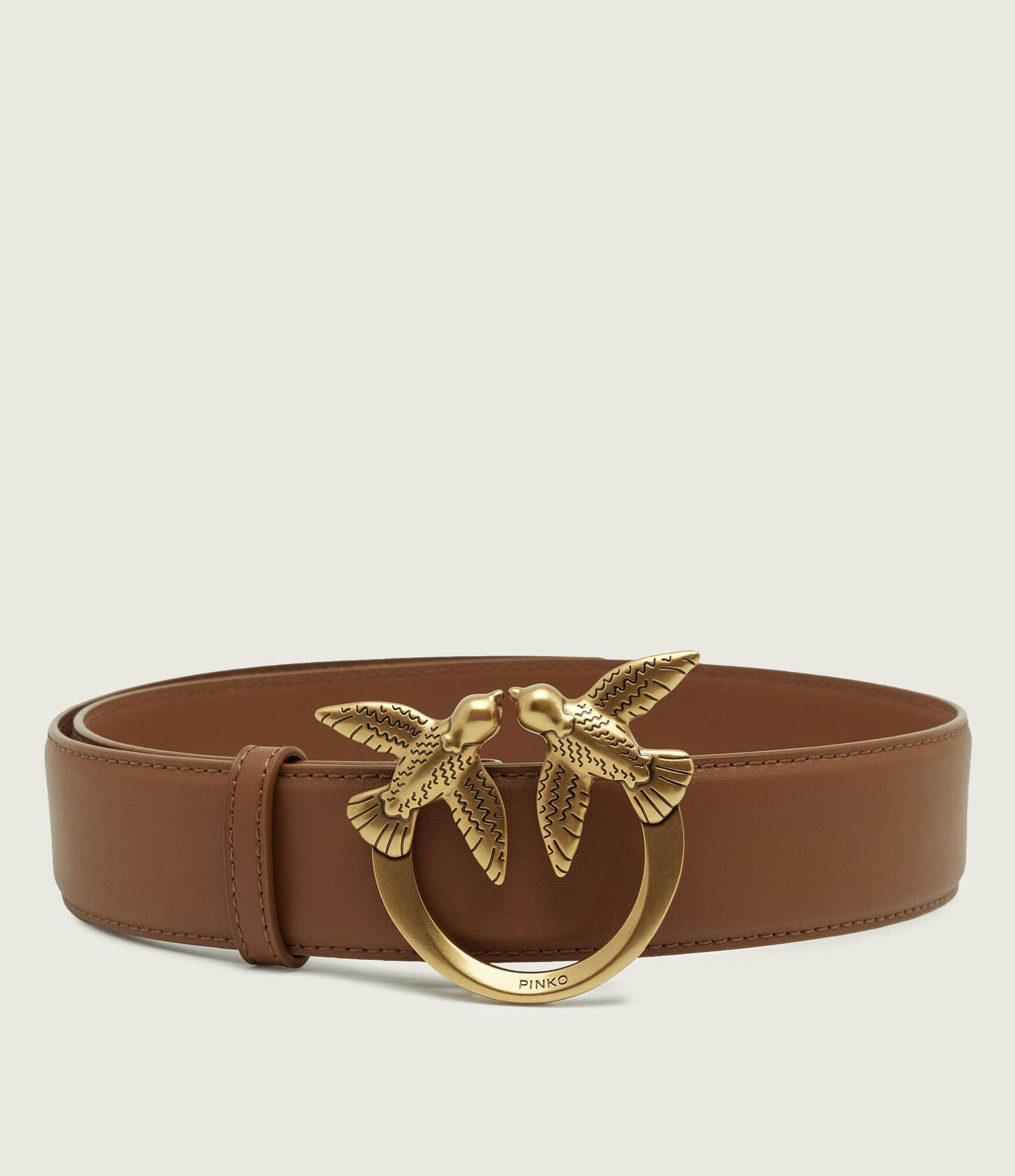 Pinko Skórzany pasek LOVE BERRY H4 BELT VITELLO SET