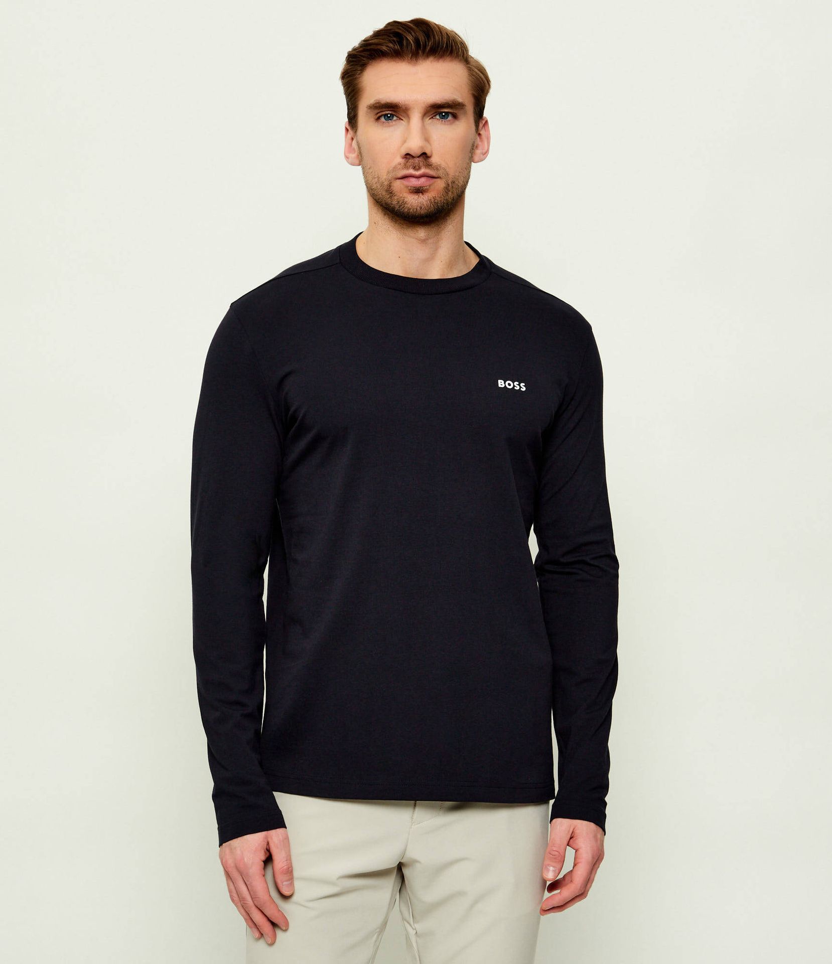 BOSS GREEN Longsleeve Tee Long Regular Fit stretch