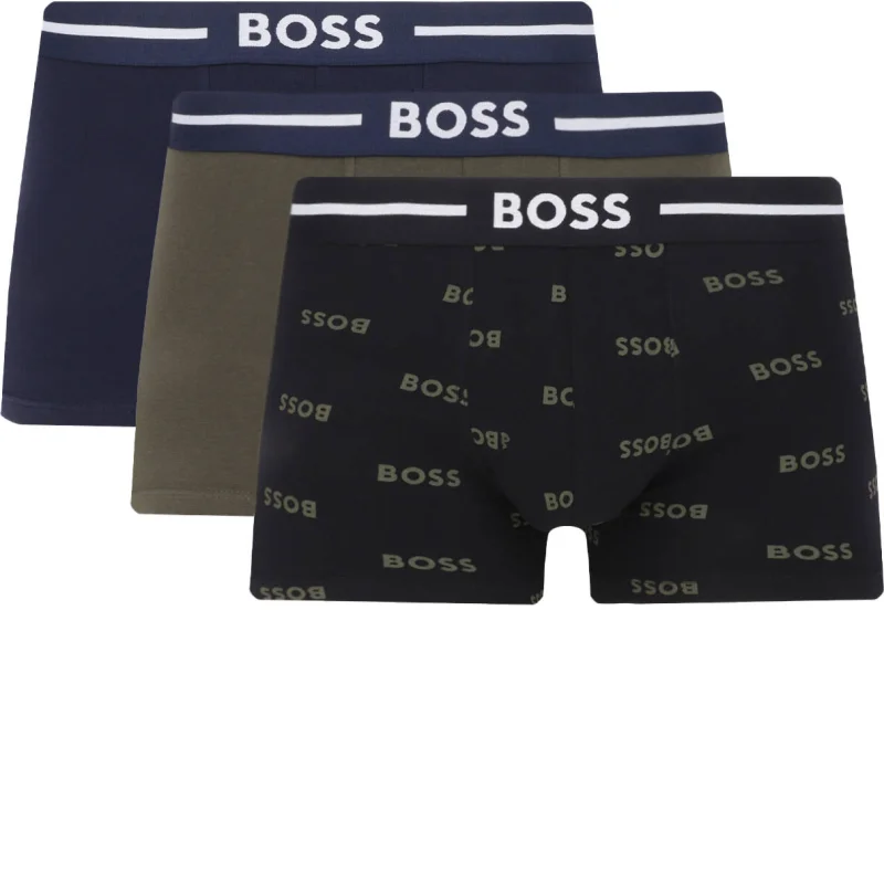 BOSS BLACK Bokserki 3-pack Trunk 3P Bold