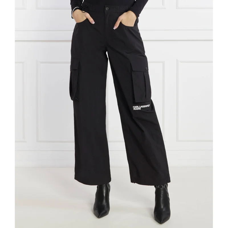 Karl Lagerfeld Jeans Spodnie cargo | Loose fit
