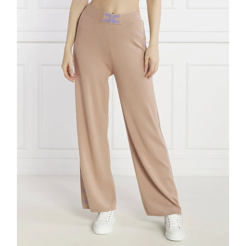 Elisabetta Franchi Spodnie dzianinowe Regular Fit