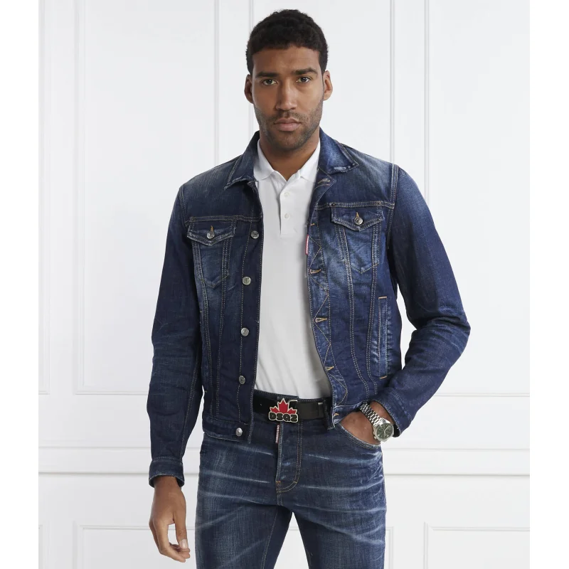 Dsquared2 Kurtka jeansowa | Slim Fit