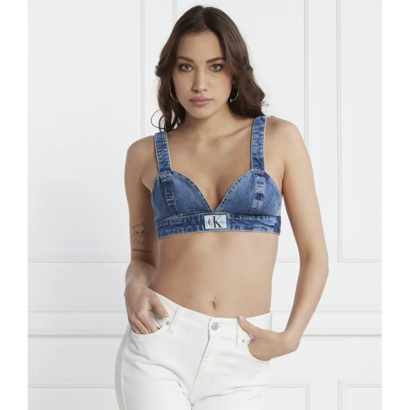 CALVIN KLEIN JEANS Top | Cropped Fit | denim