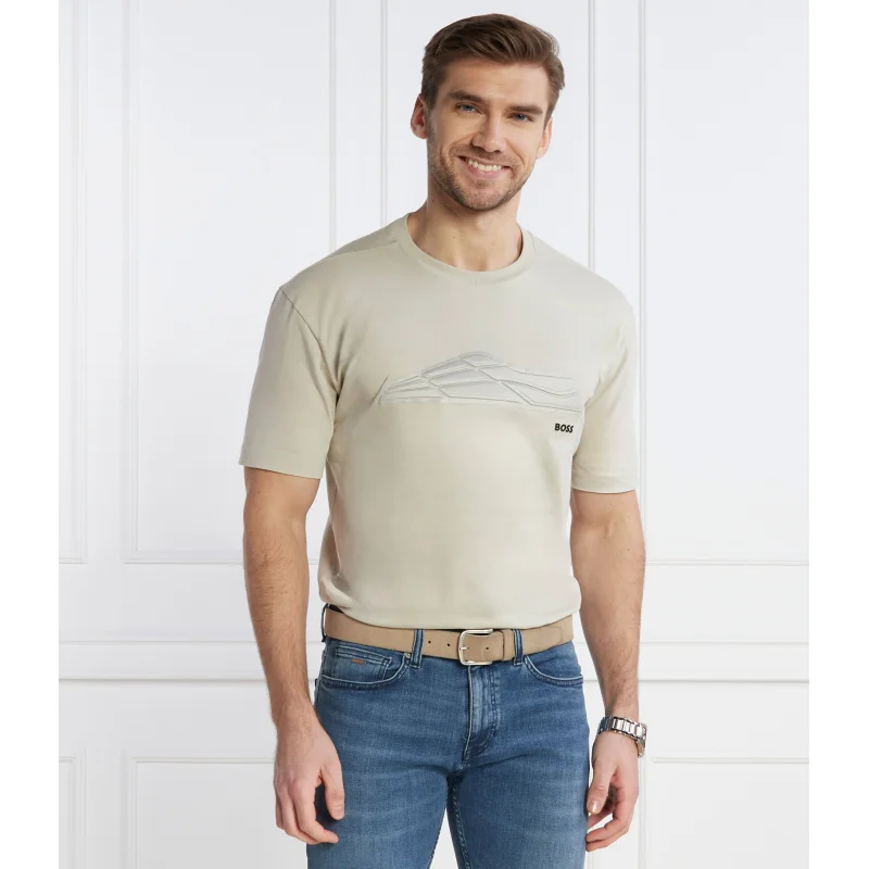 BOSS GREEN T-shirt Tee Titanium | Regular Fit