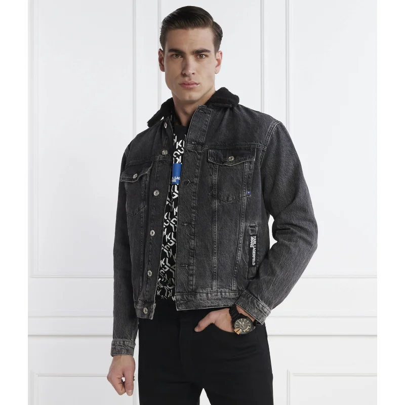 Karl Lagerfeld Jeans Kurtka jeansowa | Regular Fit