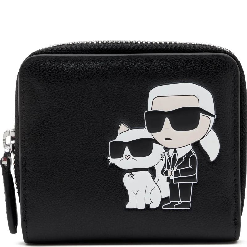 Karl Lagerfeld Skórzany portfel k/ikonik 2.0