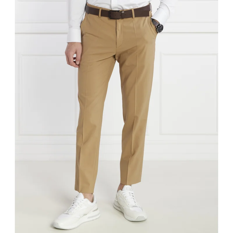 BOSS BLACK Wełniane spodnie P-Genius-CW-WG-233 | Regular Fit