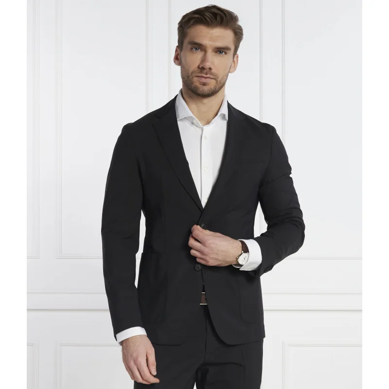 BOSS BLACK Wełniana marynarka P-Hanry-WG-241 | Slim Fit