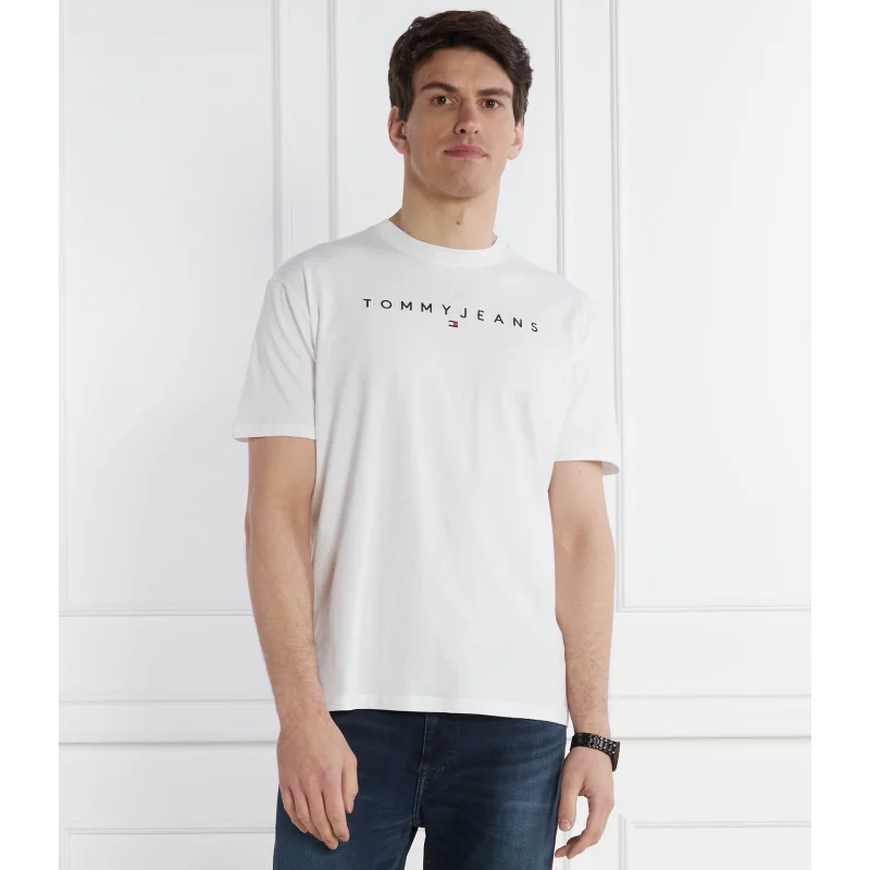 Tommy Jeans T-shirt LINEAR LOGO TEE EXT | Regular Fit