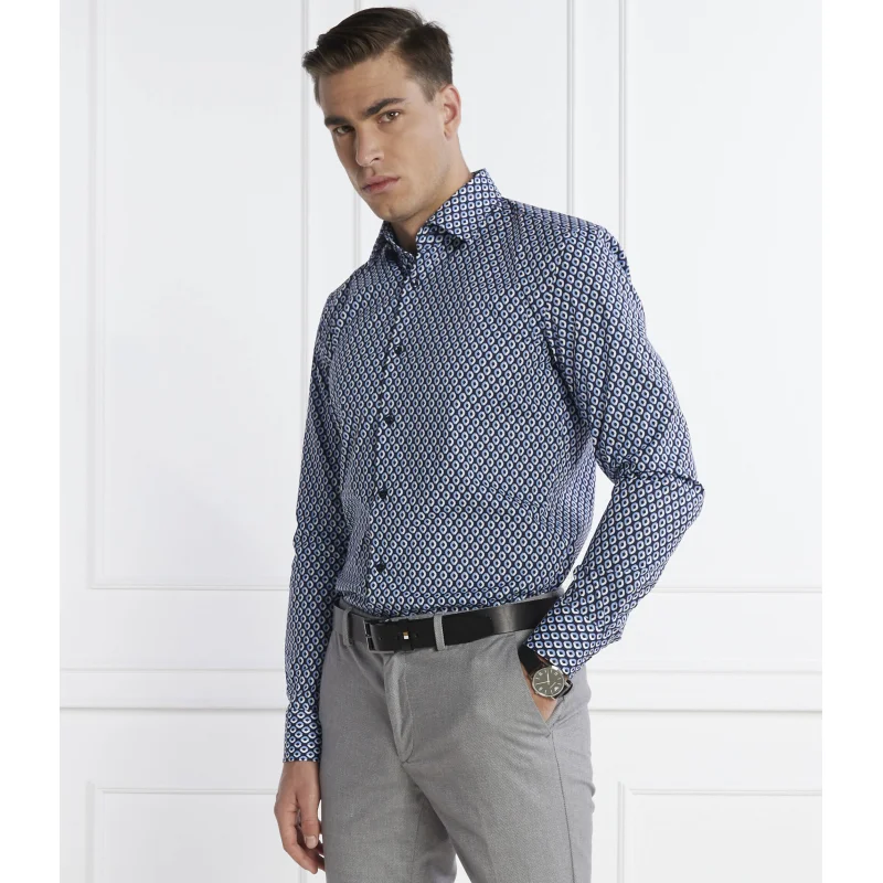 BOSS Koszula H-HANK-kent-C1-214 | Slim Fit | stretch