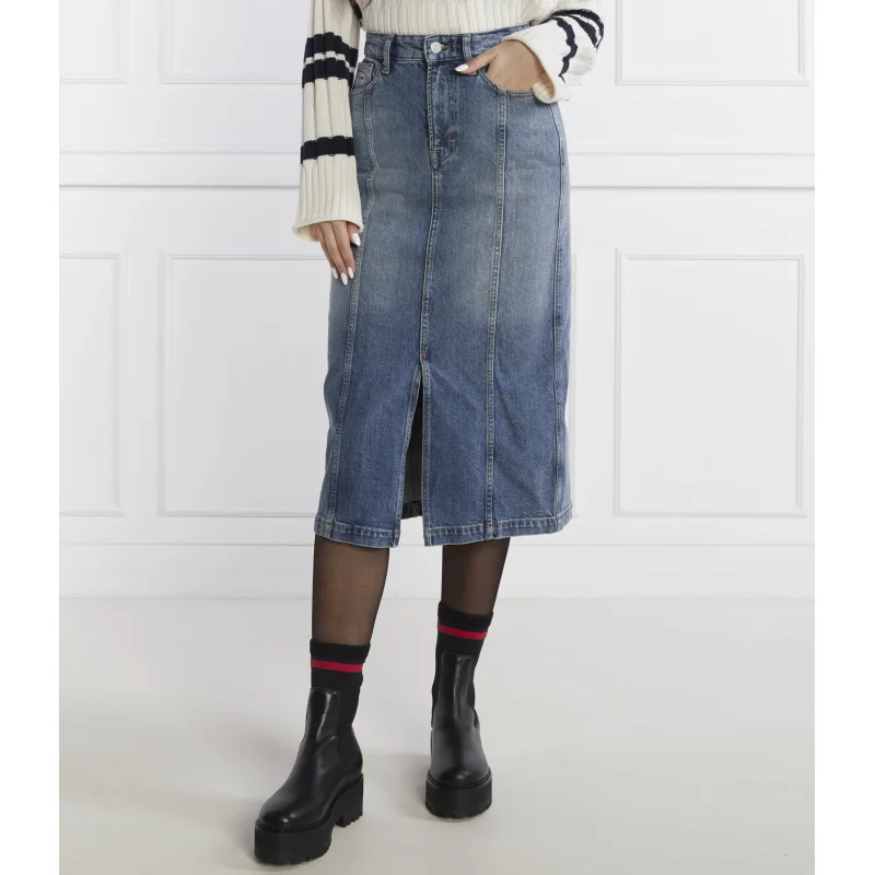 Tommy Jeans Spódnica CLAIRE | denim