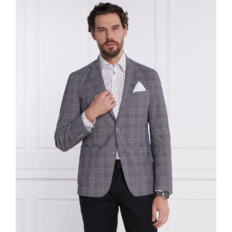 BOSS BLACK Marynarka P-Hanry-J-FL-WG-241 | Slim Fit