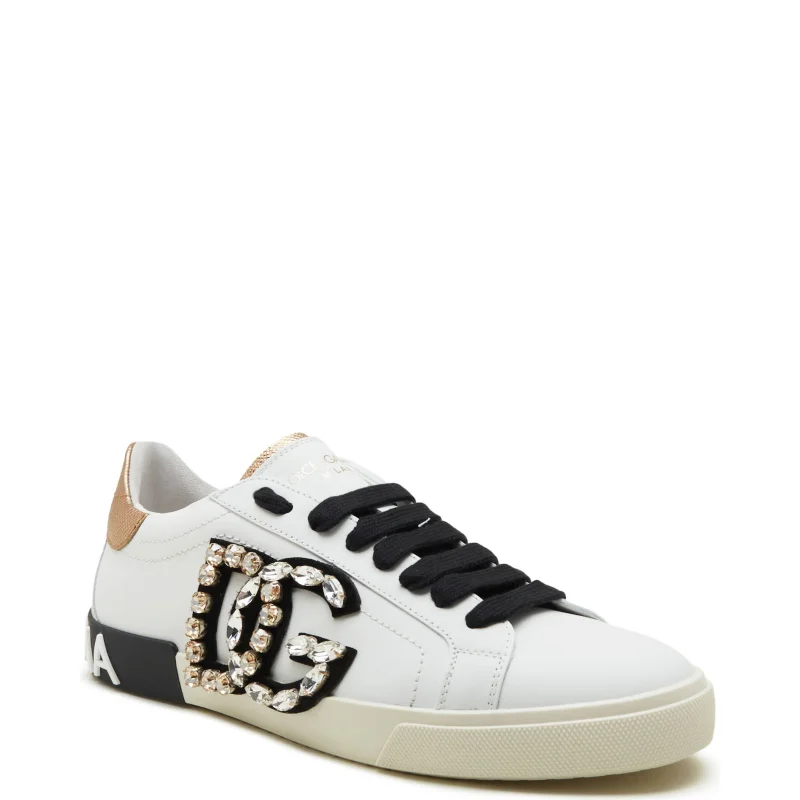 Dolce & Gabbana Skórzane trampki