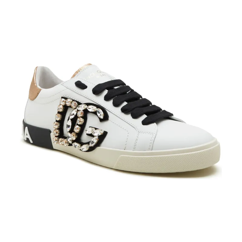 Dolce & Gabbana Skórzane trampki