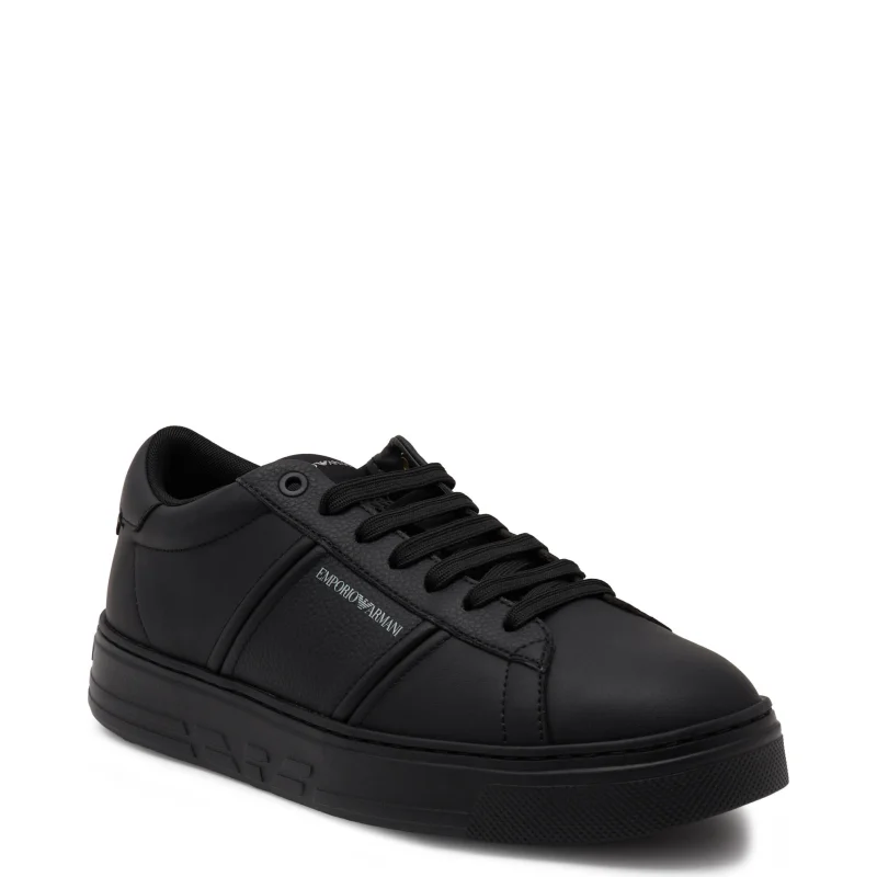Emporio Armani Skórzane sneakersy