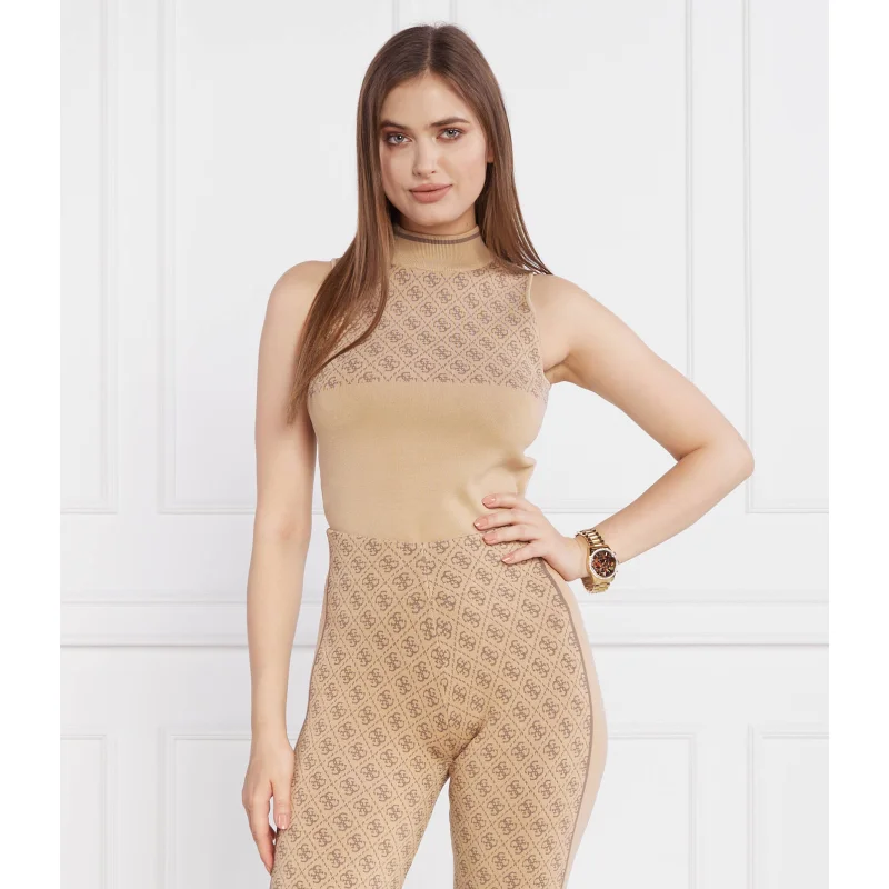 GUESS Top SL RN LISE 4G SWTR | Slim Fit