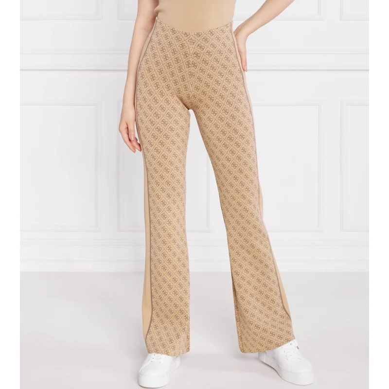 GUESS Spodnie LISE 4G LOGO SWTR | Regular Fit
