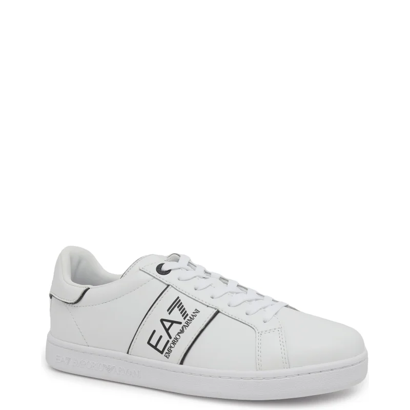 EA7 Skórzane sneakersy