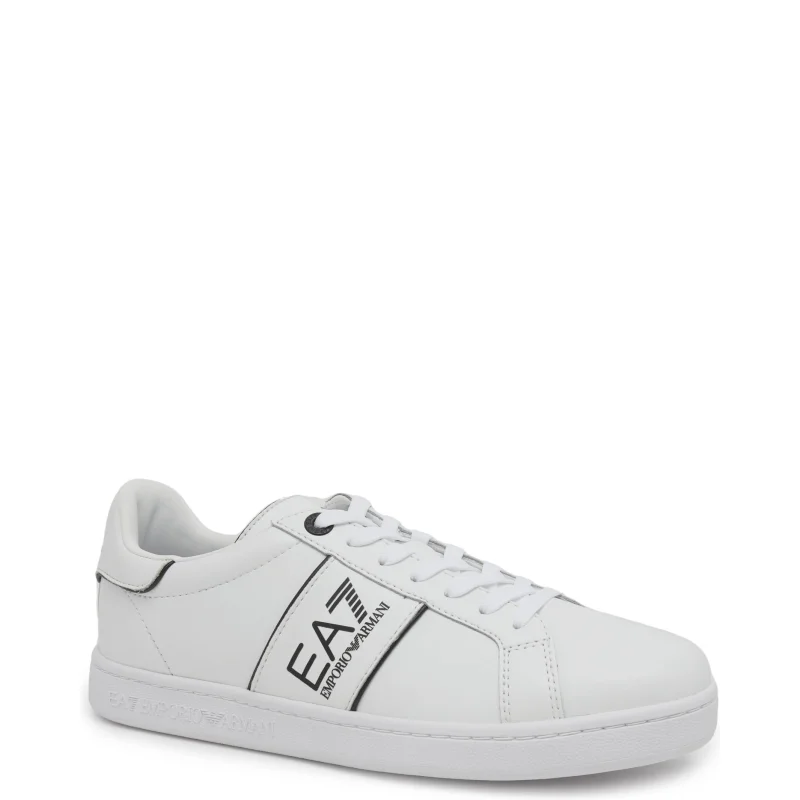 EA7 Skórzane sneakersy