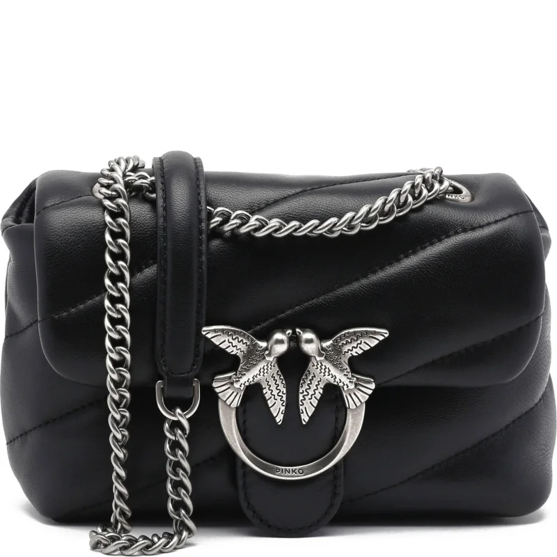 Pinko Skórzana listonoszka LOVE BABY PUFF C SHEEP NAPPA