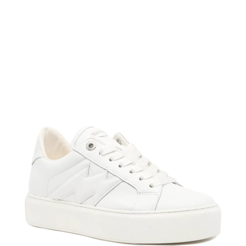 Zadig&Voltaire Skórzane trampki LA FLASH