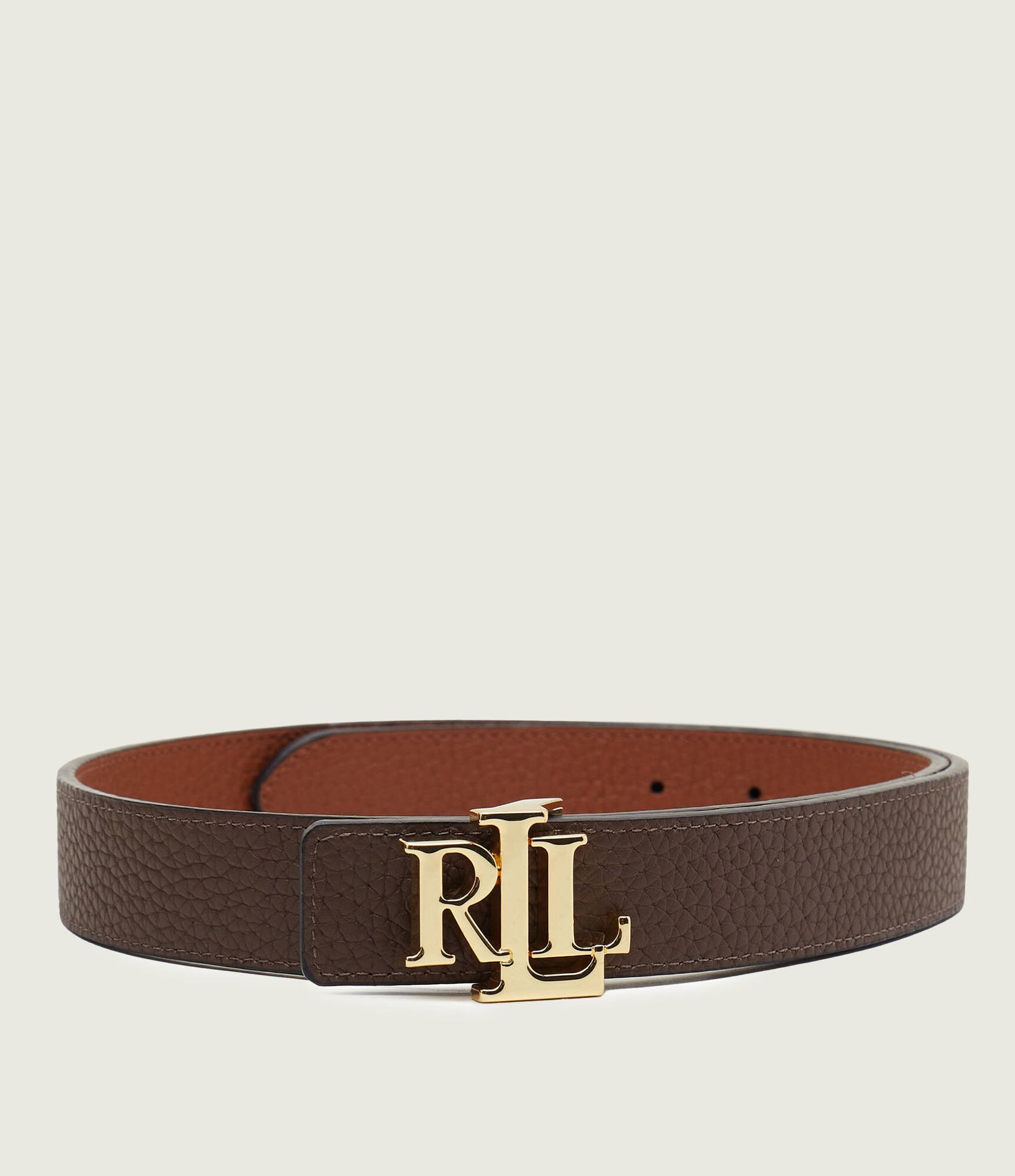 LAUREN RALPH LAUREN Skórzany dwustronny pasek