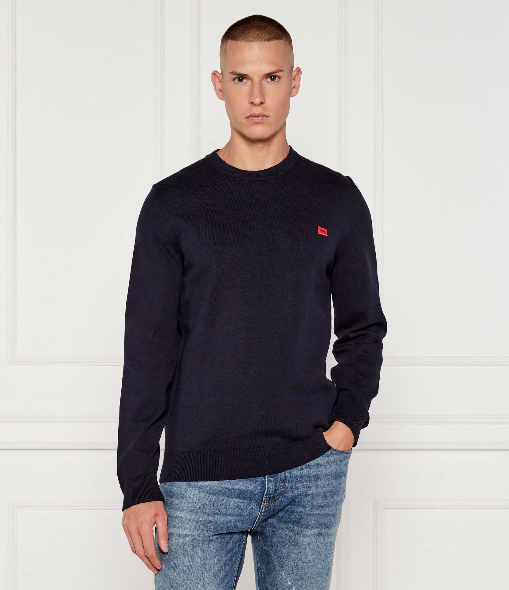 HUGO Sweter San Cassius Regular Fit