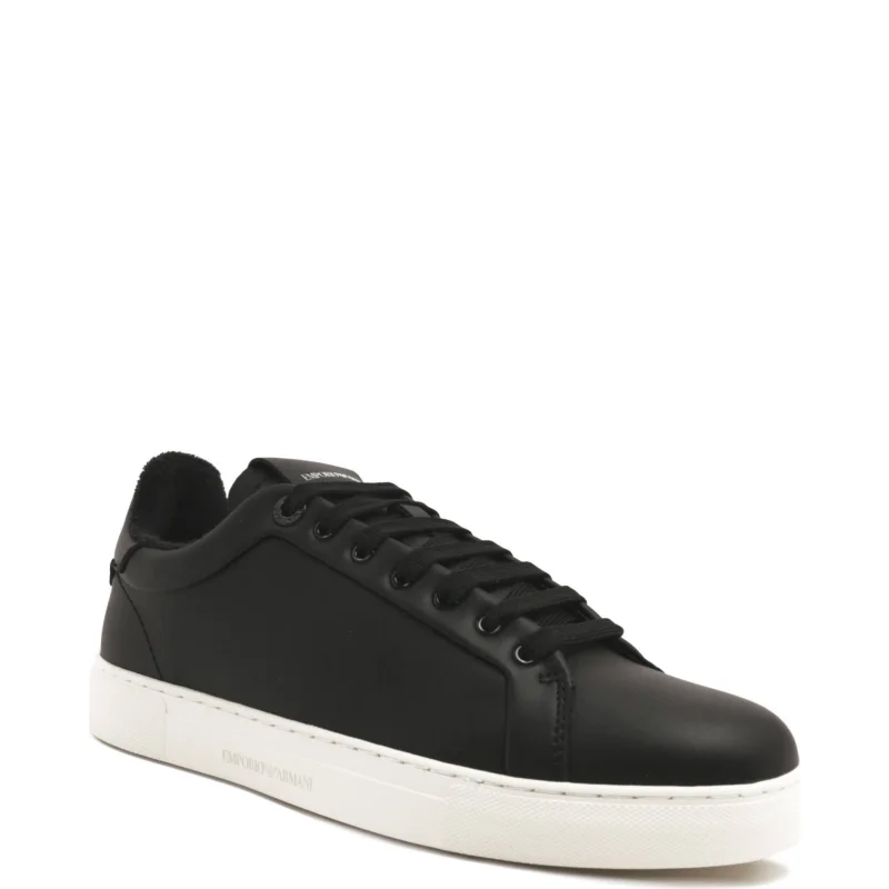 Emporio Armani Skórzane trampki