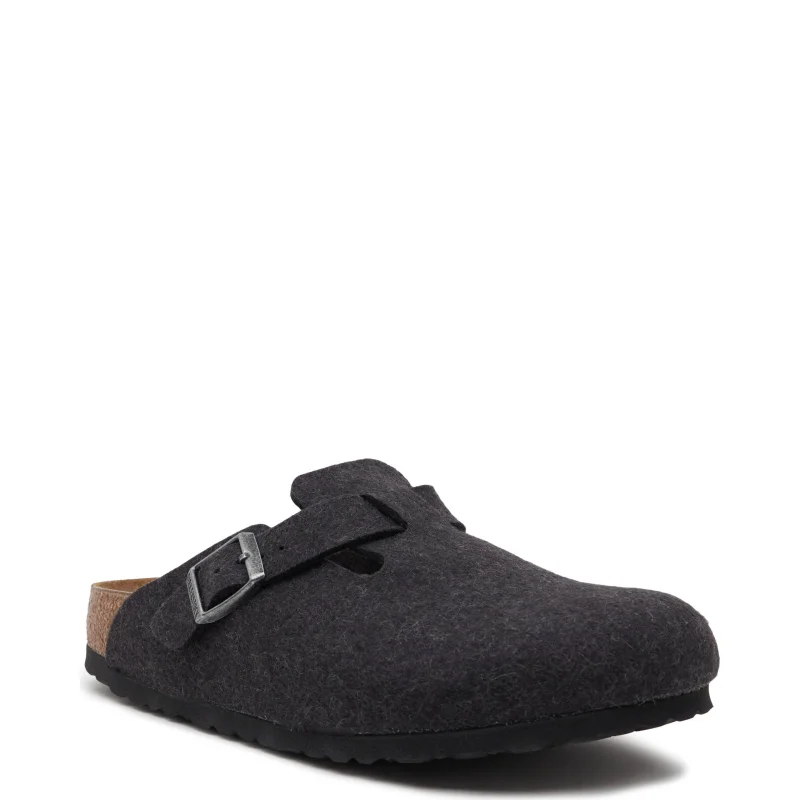 Birkenstock Klapki BOSTON | z dodatkiem skóry