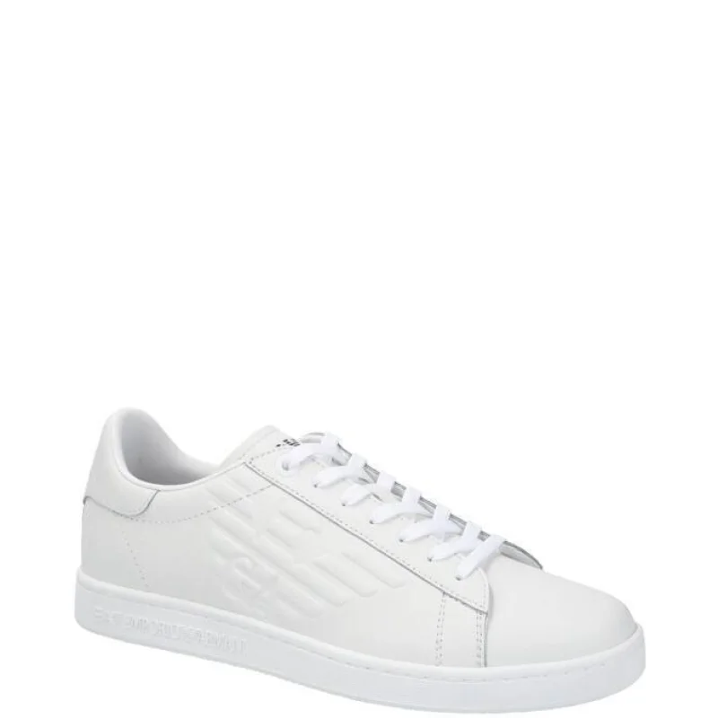 EA7 Skórzane trampki