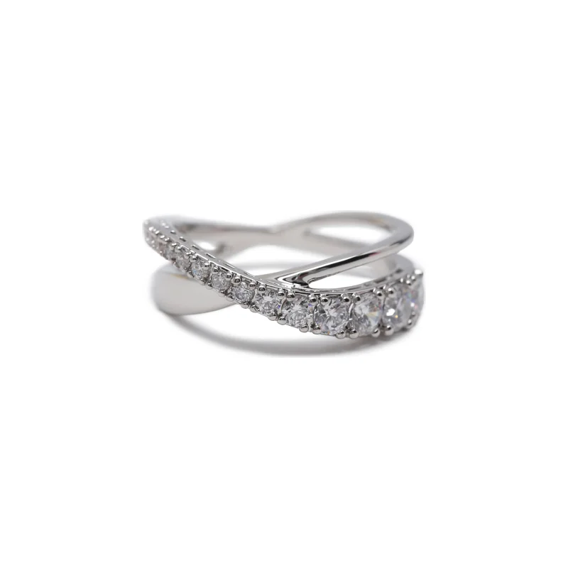Swarovski Pierścionek TWIST RING ROWS