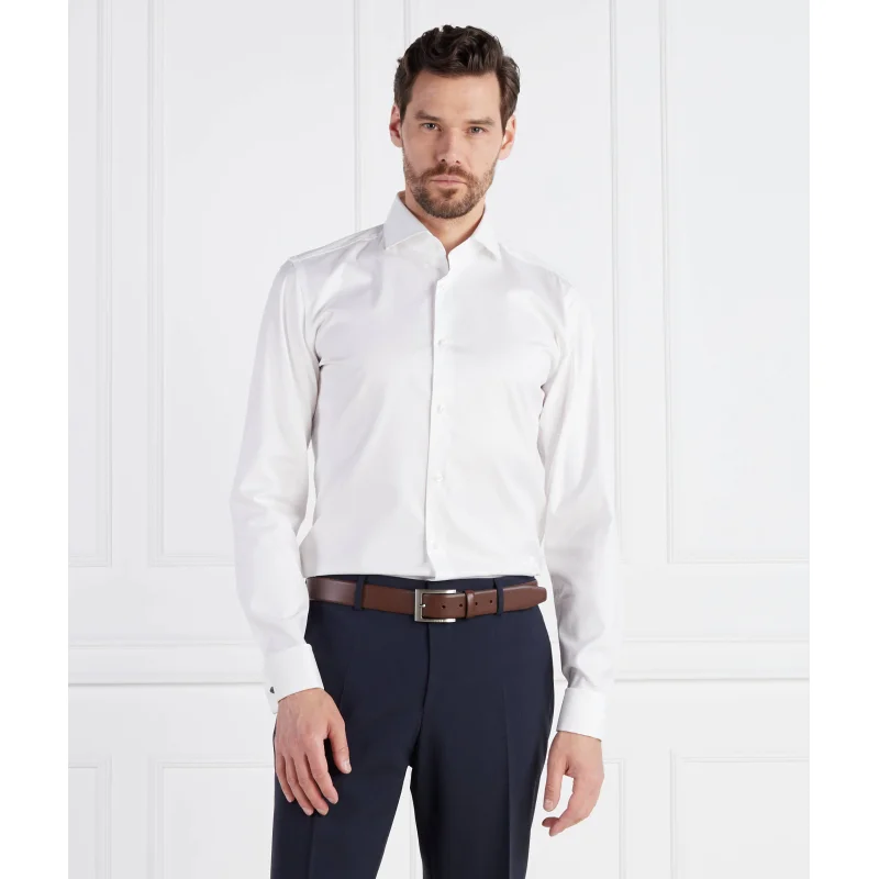 BOSS BLACK Koszula H-HANK-spread-DC-214 | Slim Fit