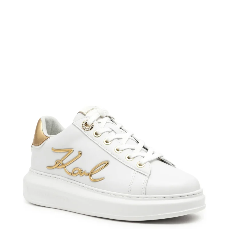 Karl Lagerfeld Skórzane trampki Signia Lace