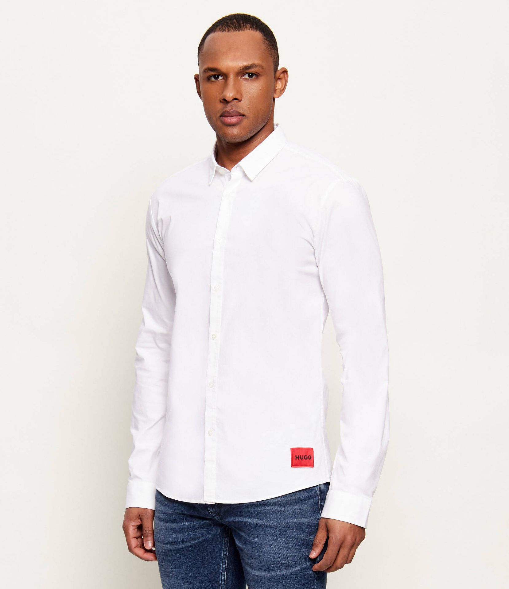 HUGO Koszula Ero3-W Extra slim fit stretch