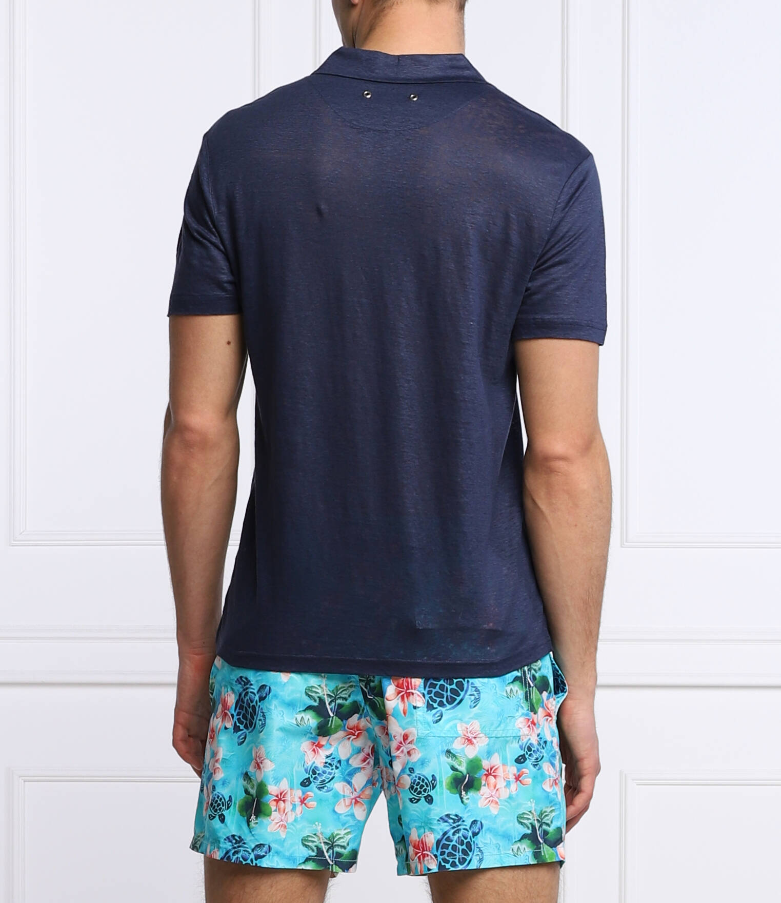 Vilebrequin Lniane polo Straight fit
