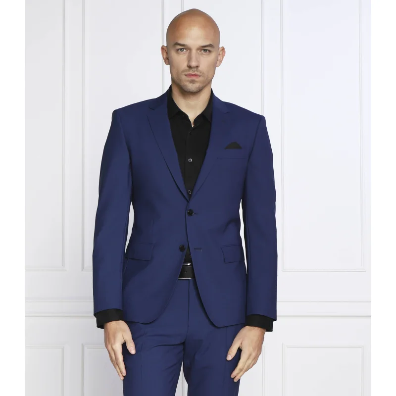 BOSS BLACK Wełniana marynarka H-Huge-MM | Slim Fit