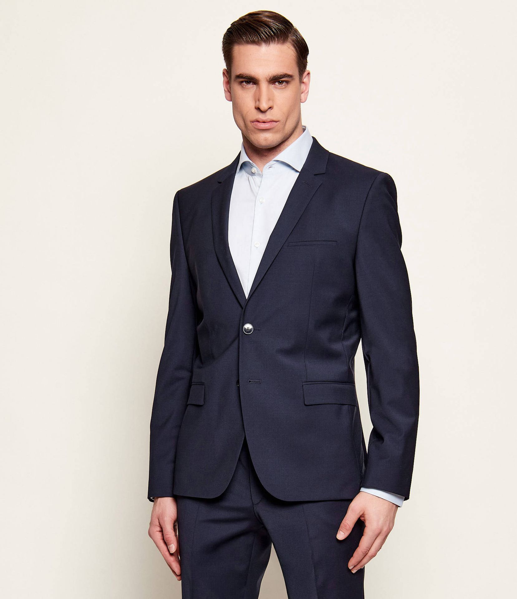 HUGO Wełniana marynarka ArtiM204X Slim Fit
